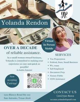 Yolanda's Income Tax and Notary Public