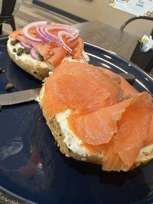 Lox and ny bagel