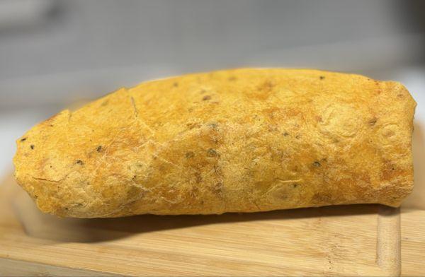 Jalapeño cheddar filled burito