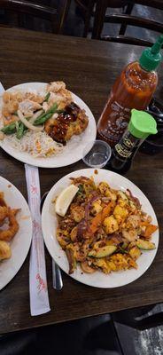 hibachi left veggies cold & raw; egg fu yong was somewhat redeeming