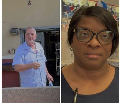 This man told a citizen to suck his (you know what) and he complained to this woman about holding him accountable.. instead she did nothing