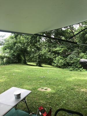 Back side of camp site