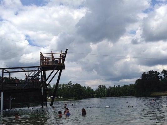 Trying out the trolley