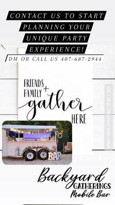 Backyard Gatherings Mobile Bar