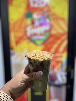 Dubai strawberry sundae