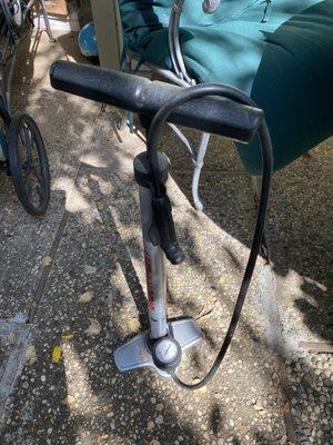 Old pump now broken.