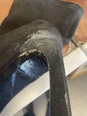 Terrible repair job
