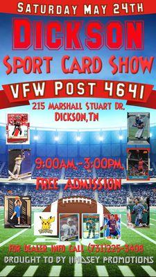 Dickson Sports Card Show