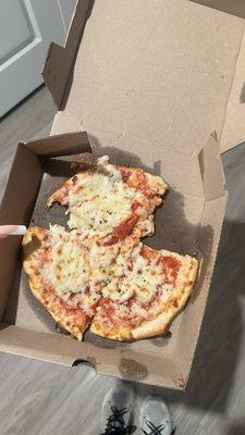 mini thin crust cheese