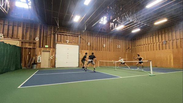 1 of 2 back courts. Less insulated but higher ceilings