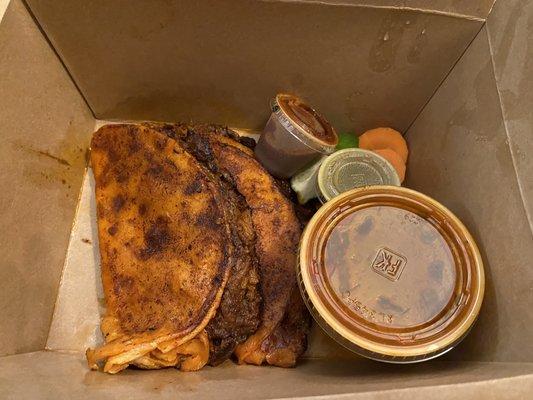 Barria tacos to go