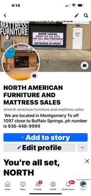 North American Furniture and Mattresses Sale
