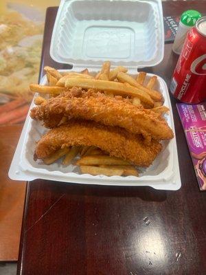 Catfish and fries