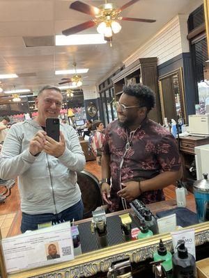 A fresh fade from Wesley.