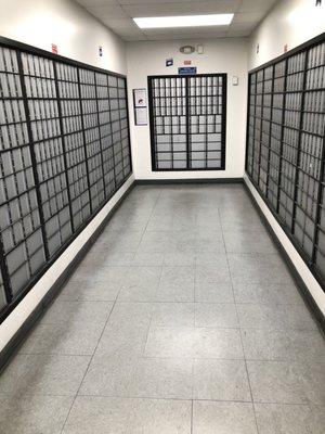 Walls of postal boxes