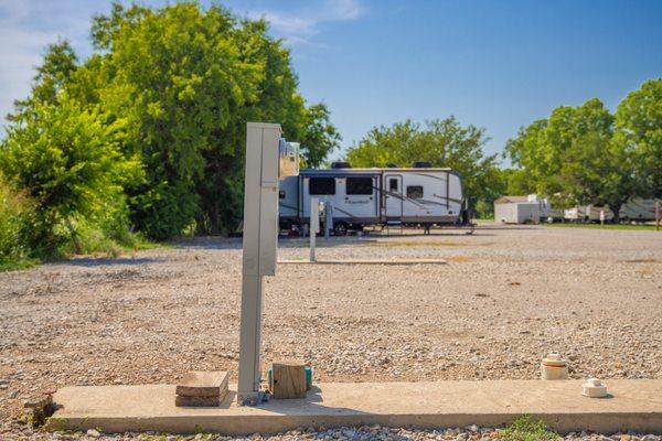 Great water, sewer, electric and internet at all of our sites.