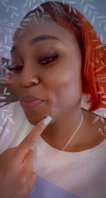 Clean skin (fresh face wax)