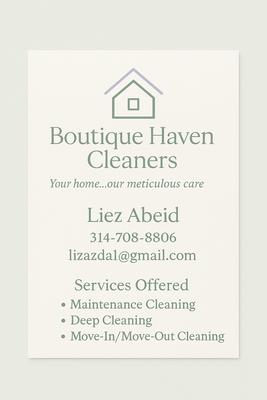 Boutique Haven Cleaners