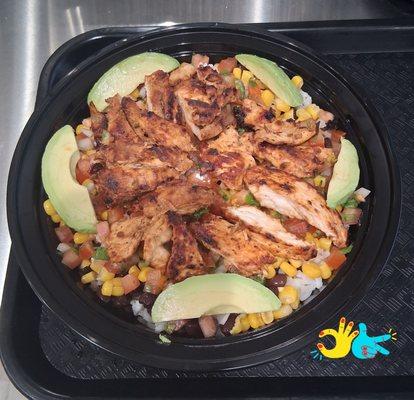 Grilled chicken bowl