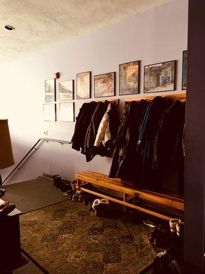 Entryway to Yoga and Massage Treatment Room