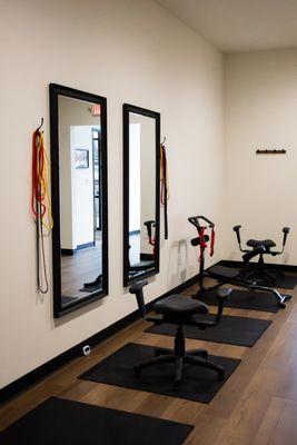 Exercise and stretching area