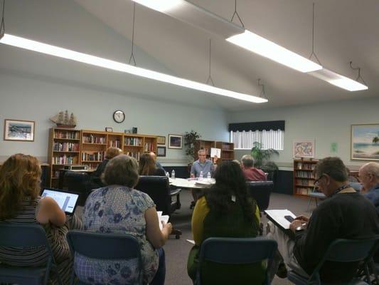 Monthly home owners association meeting