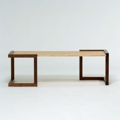 Stefan Coffee Table / Black Walnut and Birdseye Maple / more options available