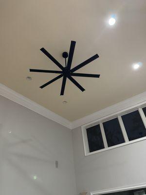 Ceiling Fan Installation (high ceiling)