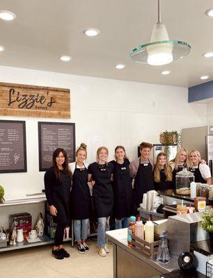 Our Lizzie's Eatery staff is excited to serve you!