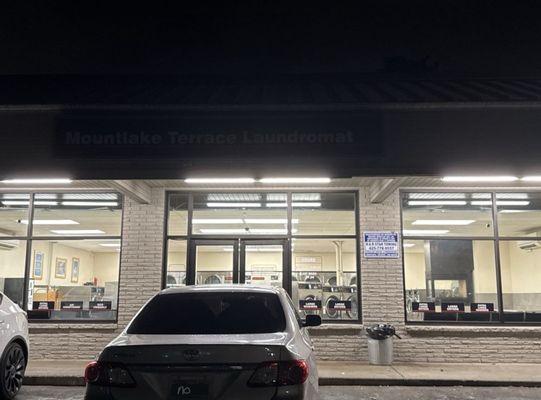 Front of Laundromat