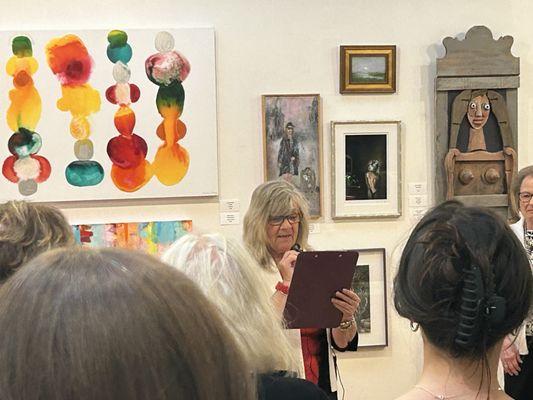 Speakers, appreciations and honoring during the well attended reception