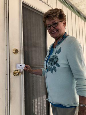 Another customer so happy to our jobs. HQ Locksmith always here for you my dear