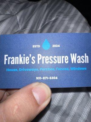 Frankie’s Pressure Wash