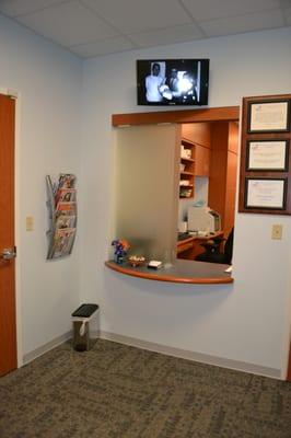 2250 Hayes Street, Suite 400
Receptionist desk