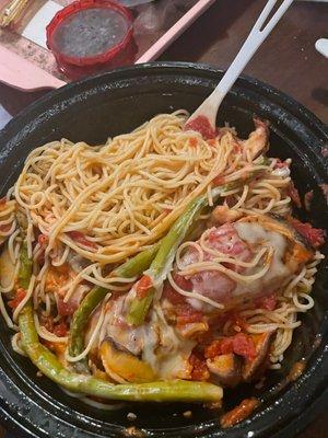 Maximo, subbed out the chicken for salmom