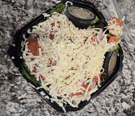 Antipasta salad w Italian dressing.