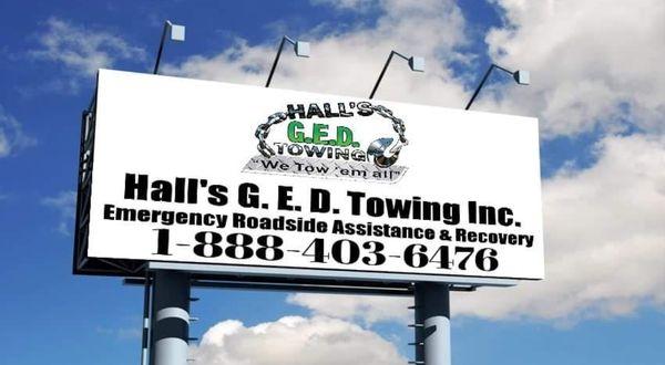 Hall's G.E.D. Towing