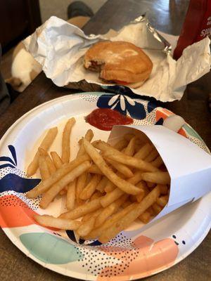 Cheeseburger Large Fry