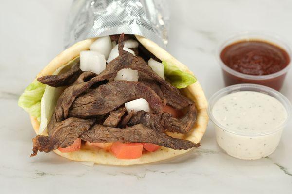 BEEF SHAWARMA WRAP