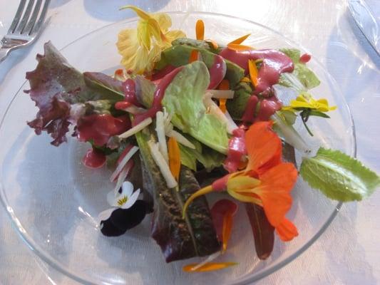 Edible Flower Salad