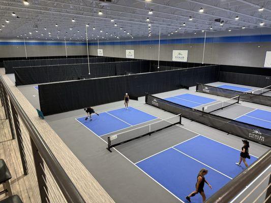 So many indoor courts!
