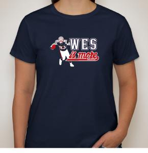 Wes is More Patriots t-shirt at www.blshirts.com