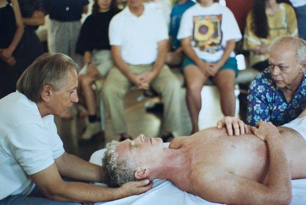 Has your rolfer trained with Emmett Hutchins and Peter Melchior? Hope so..