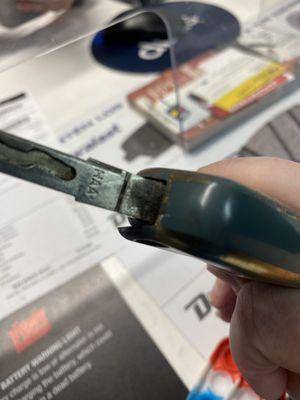 Glue is already melting!