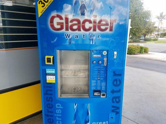 Glacier water....