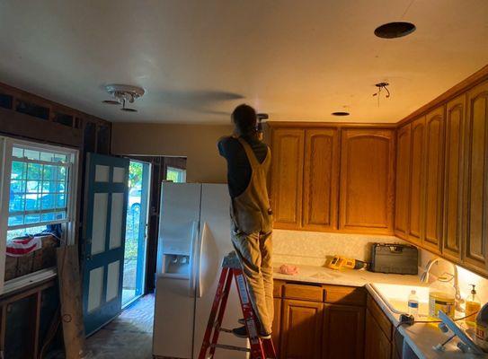 New can lights going in!