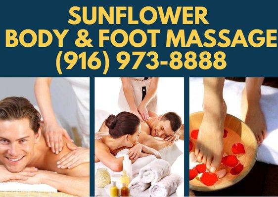 Sunflower Body And Foot Massage
