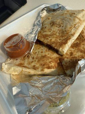 Al pastor quesadilla