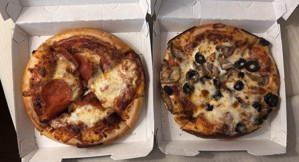 Not great, gas station pizza