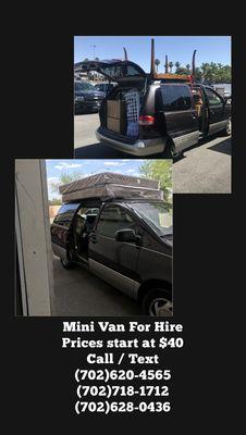 Mini Van For Hire